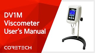 AMETEK BROOKFIELD DV1M Viscometer Users Manual ENG [upl. by Clayton242]