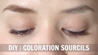 DIY  Coloration sourcils naturelle┆Alyssia [upl. by Yuu]