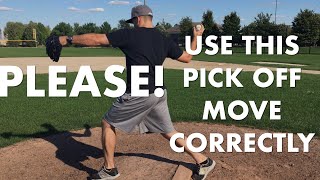 The WRONG Way to Pick Off to Second Base in Baseball [upl. by Ehc]