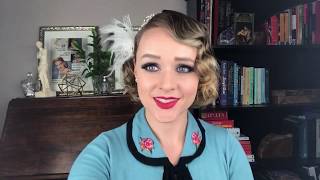 Vintage 1920s Hair Tutorial Part 4 The Bob Style [upl. by Artamas]