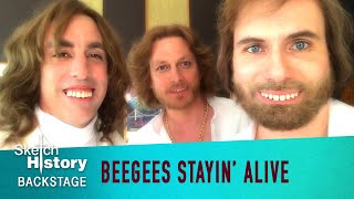 BeeGees  Stayin´ alive and beautiful  Sketch History [upl. by Nico]