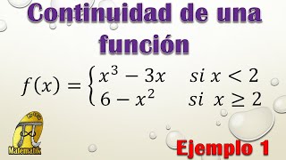 Continuidad de una función  Ejemplo 1 [upl. by Haisi]