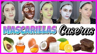 5 Mascarillas Caseras para tener la PIEL PERFECTA Y BONITA SIN ACNÉ Y SIN MARCAS  NatyGloss [upl. by Elvira]