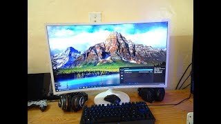 Samsung Curved Monitor Best Settings [upl. by Eldoria797]