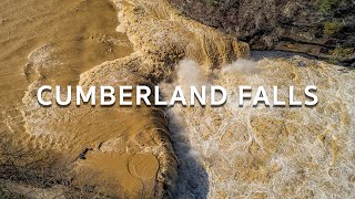 Cumberland Falls Kentucky Flooding Drone Video [upl. by Nahtaoj80]