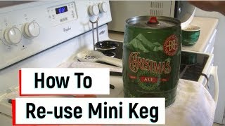 How to Reuse Mini Keg for homebrew [upl. by Arahd]