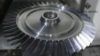 How its Made Turbine Blisk  Milling on 5axis CNC Machine [upl. by Latterll]