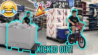 TRYING TO GET KICKED OUT OF WALMART ON MY BIRTHDAY [upl. by Nirihs]