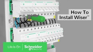 How to Install Energy Management by Wiser  Schneider Electric [upl. by Attenal145]