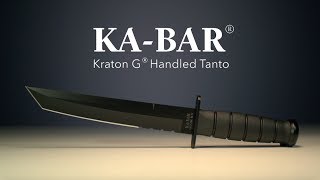 KABAR 1245 Tanto FightingUtility Knife [upl. by Analad965]