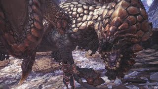 Monster Hunter World Bazelgeuse Boss Fight 25 Solo  Hammer [upl. by Morgenthaler]