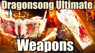 All NEW Ultimate Dragonsong Weapons DSR  Patch 611  Showcase in 4kUHD [upl. by Ahtimat]