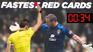 Fastest Red Cards in MLS [upl. by Eetsirk]