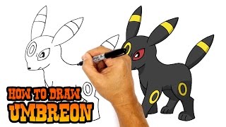 How to Draw Pokemon  Umbreon [upl. by Trella281]