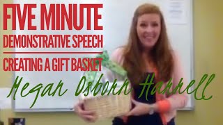 Five Minute Demonstrative Speech [upl. by Anton]