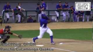 Yasiel Puig Prospect Video Los Angeles Dodgers [upl. by Maguire]