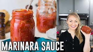 How To Make Homemade Marinara Sauce [upl. by Tempest]