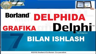 59 dars DELPHIDA GRAFIKA BILAN ISHLASH INFORMATIKA 10SINF DELPHI DASTURLASH [upl. by Alius]