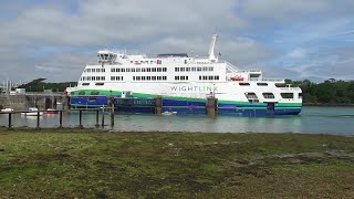 Ferry Journey  Portsmouth to Fishbourne Isle of Wight [upl. by Nylzzaj]