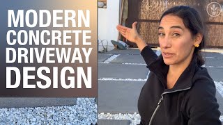 Modern Concrete Driveway Design  Sara Bendrick [upl. by Tterb989]