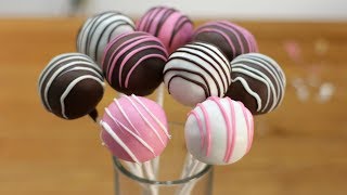 How to Make Cake Pops  Easy Homemade Cake Pop Recipe [upl. by Rudd]