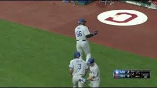 Yasiel Puig Gives Fan Middle Finger After Home Run vs Indians [upl. by Riem860]