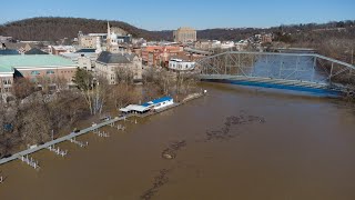 Flooding of Frankfort KY [upl. by Guadalupe]