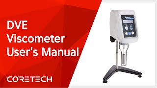 AMETEK BROOKFIELD DVE Viscometer Users Manual ENG [upl. by Oremor]