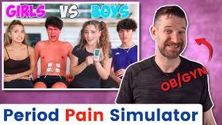 Boys vs Girls  Period Pain Simulator Challenge  Dr Rich [upl. by Esalb]