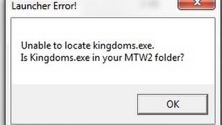 M2TW  Cant Find kingdomsexe SOLUTION [upl. by Donela]