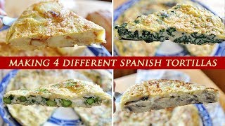 4 SPANISH Tortilla Omelettes YOU NEED IN YOUR LIFE [upl. by Eilerua725]