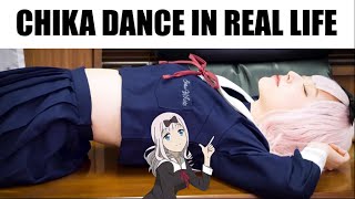 CHIKA DANCE FULL ANIME in real life Cosplay Dance Fujiwara [upl. by Shelli]