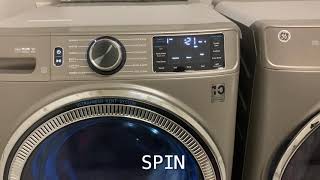 How does the Spin Cycle work in GE UltraFresh Front Load Washing Machine [upl. by Cordier335]