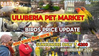 ULUBERIA PET MARKET BIRDS PRICES UPDATE 4th JANUARY PART 2 cheapestprice uluberiapetmarket [upl. by Katerina]