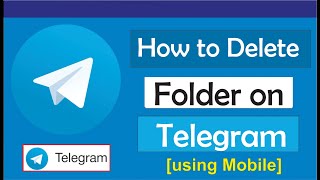 How to delete folder on telegram [upl. by Ramyaj218]