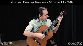 2020 Paulino Bernabe M15 cedar Classical Guitar [upl. by Anyat]