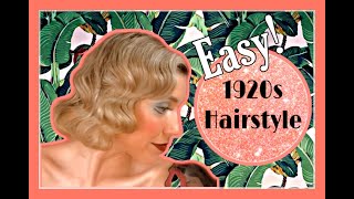 Easy 1920s hairstyle [upl. by Solohcin808]