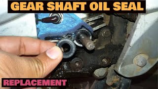 How to change gear shaft oil seal of any motorcycle  shift shaft oil seal plusar 150 [upl. by Ielerol]