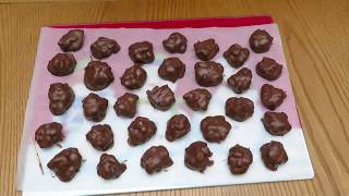 The Most Delicious Homemade Turtles Chocolates [upl. by Dinerman]