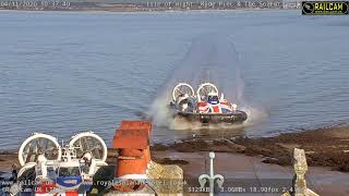 Railcam Solent Scenic Camera Preview  Wight Link Ferry and Catamaran amp Hovertravel Hovercraft [upl. by Ahseyd]