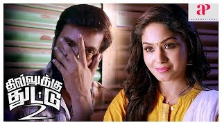 Santhanam Dhilluku Dhuddu 2 Movie  Santhanam proposes to Shritha  Rajendran  Latest Tamil Movie [upl. by Neeli]