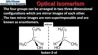 S327 Optical isomerism part 1 HL [upl. by Lindsey]