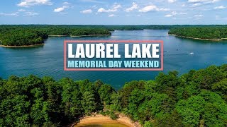 Laurel Lake Memorial Day Weekend Kentucky Drone Video [upl. by Namwob]