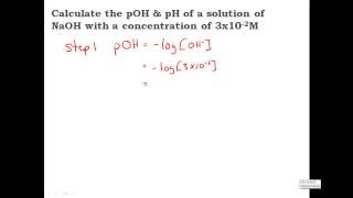 Calculating pH amp pOH H OH Acids amp Bases CLEAR amp SIMPLE [upl. by Hardin]