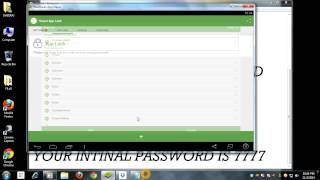 HOW TO SET PASSWORD FOR BLUESTACK APPS [upl. by Ekusoyr506]