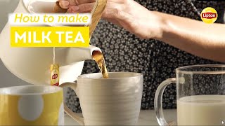 How to Make Milk Tea with Lipton [upl. by Treblihp]