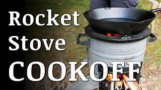 DIY Rocket Stove vs EcoZoom Versa COOK OFF [upl. by Laina749]