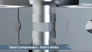 Tablet Compression  How it works animation [upl. by Eiggam243]