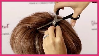 How to Thin Out a Wig Official Godivas Secret Wigs Video [upl. by Aspasia362]