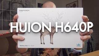 Drawing Tablet In Your BAG  Huion H640P Review [upl. by Lew]